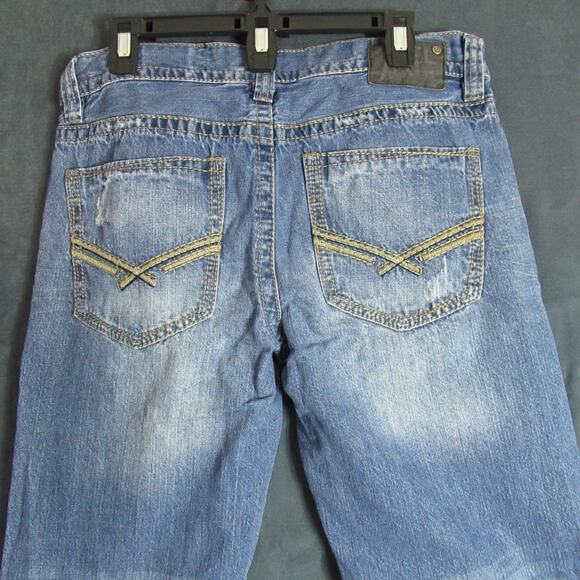 Axel Jeans Mens Size 34x32 Blue Relaxed Straight Denim Biker Cowboy Western - Picture 6 of 16